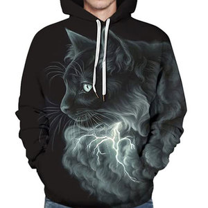 Sweat-shirts unisexes décontractés en coton éponge 100% avec impression personnalisée, tie-dye, écologiques, prix de gros compétitif - Product Image 6