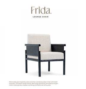 Modern Minimalist Manual Foam Upholstered Lounge <b>Chair</b> with Black Wood Frame Leisure Seating for Living Room - Product Image 1