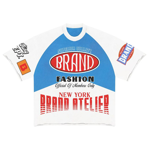 Ensemble T-shirt et short de sport pour homme 2026, manches raglan, imprimé graphique, tenue décontractée d'été 2 pièces, ensemble coordonné streetwear - Product Image 4