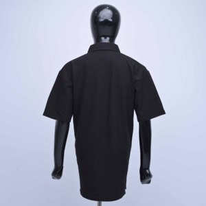 Camisetas de Rugby Polo de Algodón y PC Negras de Primera Calidad con Logotipo Personalizado, Bordado Frontal y Mangas Cortas para Mujer - Product Image 5