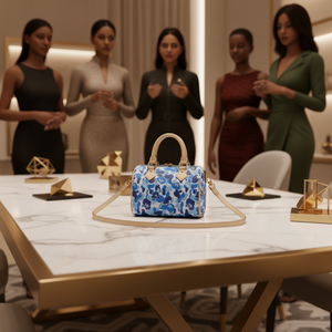 Sac à bandoulière personnalisé motif camouflage AK Sakura CHEETAH, étanche avec fermeture éclair, élégant et polyvalent, ajoute un charme mature, idéal pour les femmes. - Product Image 1