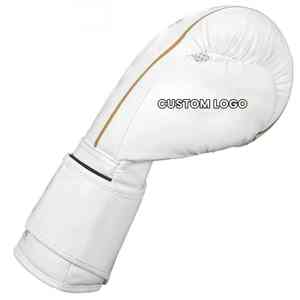 New Arrival Professional Unisex Boxing Gloves High Quality Leather Comfortable Breathable <b>Hook</b> Loop Closure All Sport Gloves - Product Image 5
