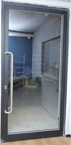 Porte coupe-feu vitrée très demandée avec verre ignifuge pour hôtels, centres commerciaux et hôpitaux, disponible à prix abordable - Product Image 2