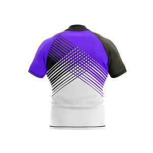 Uniforme de rugby personnalisé OEM, impression numérique par sublimation, spandex/coton, haute résistance, vêtements de sport d'équipe, vêtements respirants unisexes - Product Image 2