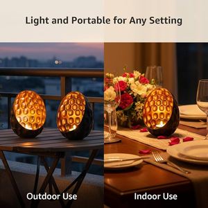 Porte-bougie décoratif en fer forgé en forme de nid d'abeille pour œufs de Pâques, fait main, durable, résistant à la chaleur, pour décoration intérieure - Product Image 5