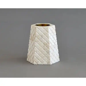 Brûleur d'encens / Porte-bougie arabe unique fait main en os incrusté, écologique, design MOP FAIZA CRAFT FC-1057 personnalisable - Product Image 6
