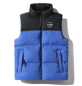 Chaleco Acolchado Reversible de Invierno 2026 de Gran Venta para Hombre, Chaleco Utilitario Personalizado sin Mangas con Capucha, Chaqueta de Burbujas para Hombre, Ropa Exterior Premium - Product Image 1