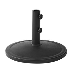 Base de Acero para Sombrilla de Exterior, 26 lb, Acabado Negro, para Patio y Jardín - Product Image 1