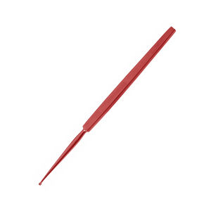 Curette dermique en forme de boucle à manche solide, outil chirurgical ORL en acier inoxydable à action manuelle - Product Image 4