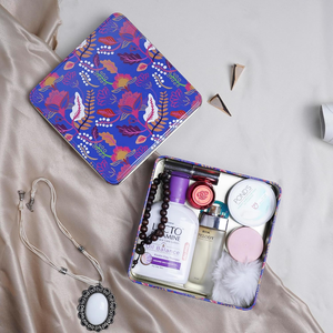 Metal Storage <b>Box</b> <b>Cookie</b> Biscuit Namkeen Chocolate Multipurpose Lightweight Durable Perfect for Beads Organiser Pack of 1 - Product Image 5