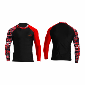 Custom Sublimation <b>Printed</b> UV Protection Compression Shirts <b>Surfing</b> Bjj MMA Spandex Rash Guard Adult Kids Jiu Jitsu Rashguard - Product Image 4