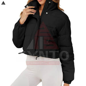 Veste d'hiver chaude en duvet pour femmes, fabrication professionnelle, imperméable, manches longues, service OEM. - Product Image 5