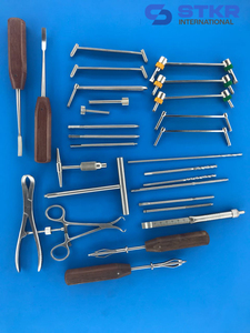 <b>Drill</b> <b>Guide</b> bone Holding Screw Driver with fiber Handle 28PCS Set Orthopedic Surgical - Product Image 3