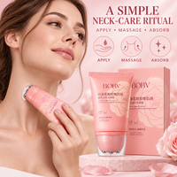 BOBV Camellia Collagen Pro-Xylane Krim Leher Roll-On Pengencang dan Melembapkan Perawatan Leher Harian