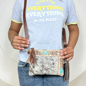 Bolso Bandolera Mini de Cuero Vacuno Repujado a Mano, Diseño de Moda, Bolso de Lujo para Mujer, Tendencia 2025 - Product Image 4