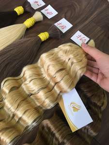 Haute Qualité 100% Non Transformés Vierge Remy Extensions De Cheveux Humains En Vrac Vague Cheveux Bundles Usine En Gros - Product Image 6