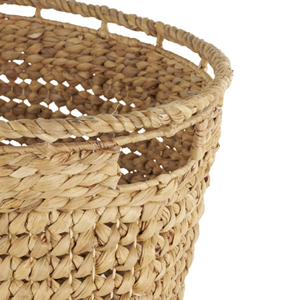 Eco-Friendly Price Water Hyacinth <b>Basket</b>, Hand Woven <b>Storage</b> Hamper With Handle Premium Handcrafted Home Decor From Vietnam - Product Image 4