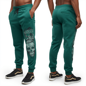 Pantalon de jogging athlétique haut de gamme pour hommes avec motif graphique Pulse et design de mode lifestyle élégant - Product Image 4