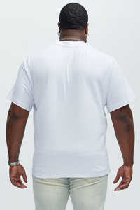 T-shirt blanc pour homme 100% coton, écologique, respirant, coupe ample, streetwear, marque personnalisée - Product Image 3