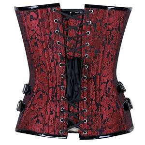 Corsets Vintage pour Femmes, Sexy, Sculptants, Respirants, Modernes, en Brocart, pour Grandes Tailles - Product Image 6