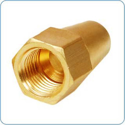Conector de latón machinado con precisión para tubo, tipo abocardado con tuerca larga (AOL153) SAE # 010111 - Product Image 2