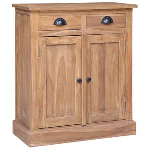 Armoire latérale en teck massif 25,6''x11,8''x29,5'' - Buffet en teck massif - Product Image 1