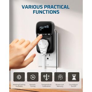 Regolatore di Temperatura Digitale Professionale (TDS) con Display a Spina per Riscaldamento e Raffreddamento - Product Image 3