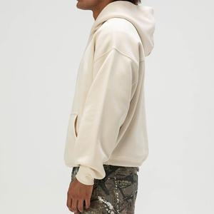 Sudadera con Capucha Personalizada de Invierno, de Alta Calidad, Unisex, Oversize, de Felpa Sólida, 100% Algodón, Estilo Urbano - Product Image 3