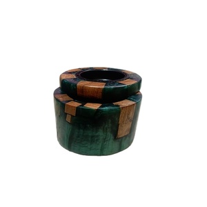 Nouveau design Ensemble de brûleurs d'encens arabes Bakhoor en bois et résine pour le Ramadan et l'Aïd Cadeau parfait pour les amateurs d'encens - Product Image 6