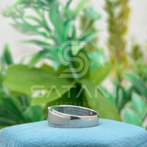 Anillo de Oro Sólido de 14K con Corte Princesa Morado para Hombre, Anillo de Compromiso Solitario con Circonita Cúbica para Hombre, Anillo Morado de Diseño Audaz, Regalo para Él - Product Image 4