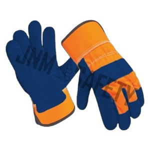 Gants de sécurité en cuir de vachette pleine fleur, résistants aux flammes, pour les travailleurs du bâtiment, gants de travail pour monteurs canadiens - Product Image 5
