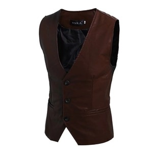 เสื้อกั๊กหนังแท้สำหรับผู้ชายเสื้อกั๊กหนังแท้สำหรับผู้ชาย - Product Image 3