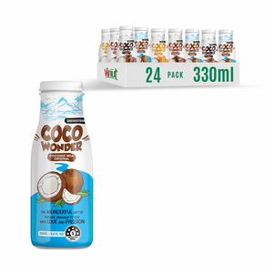 Variété aromatisée de boissons au lait de coco à faible quantité minimale de commande disponible-Usine VINUT Vietnam, échantillon gratuit, marque privée, meilleur prix, OEM/ODM - Product Image 1