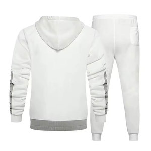 Custom Logo <b>Men</b> Zip Up Jogger Set Athletic <b>Track</b> <b>Jacket</b> Casual Sports Wear Wholesale OEM ODM Supplier - Product Image 4