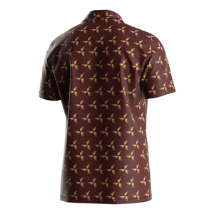 เสื้อเชิ้ตแขนสั้นผู้ชายคุณภาพสูง ผ้าฝ้ายถัก 100% ระบายอากาศได้ดี น้ำหนักเบา ไม่ยับง่าย  แบบเรียบ  ปรับแต่งได้ - Product Image 6