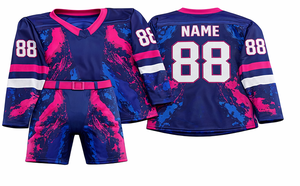 Uniformes de Hockey sobre Hielo Personalizados de Alta Calidad, 100% Poliéster, Suaves, para Práctica, Jersey y Pantalones, Venta al Por Mayor - Product Image 5