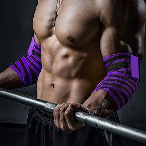 Cómodas Vendas Elásticas para Codos para Fisicoculturismo, Fitness Funcional, Levantamiento de Pesas y Ejercicios de Entrenamiento - Product Image 3