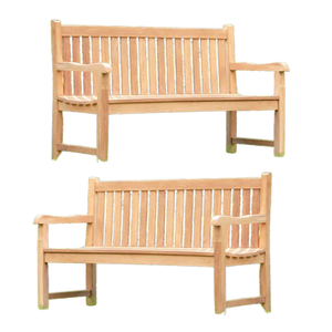 Muebles de Indonesia Banco de jardín al aire libre Banco de madera de teca Color natural Muebles de la mejor calidad al por mayor - Product Image 5