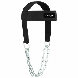 สายรัดคอแบบกำหนดเองสำหรับออกกำลังกาย ฟิตเนส ฝึกซ้อม สายรัดยางแบบ D-Ring พร้อมโซ่ยกน้ำหนัก รับผลิตแบบ OEM - Product Image 4