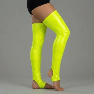 Medias para pole dance hasta el muslo para mujer, con agarre adhesivo confiable, flexibles, elásticas, cómodas y suaves. - Product Image 4