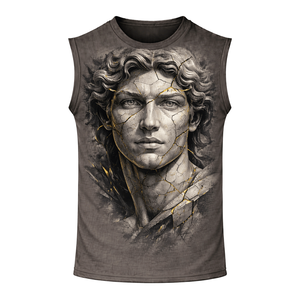T-shirt sans manches pour homme, tissu respirant et léger, idéal pour les séances de sport, la musculation, l'entraînement, l'été et les activités sportives. - Product Image 2