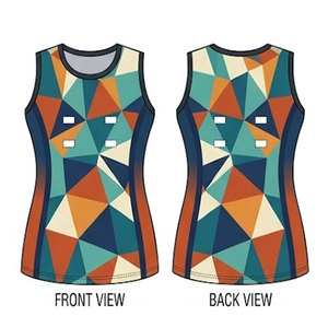 Jersey sin Mangas de Netball para Hombre, Personalizado, Transpirable, 100% Poliéster, Último Modelo para Adultos, del Mejor Material - Product Image 2