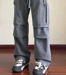 Pantalones Cargo de Lona para Hombre, Modernos, 100% Algodón, Cintura Alta, Casuales, Ecológicos, Máxima Comodidad, Estilo para Cualquier Ocasión, Ropa Urbana - Product Image 4