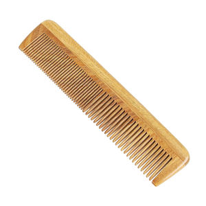 หวีไม้ไผ่และพลาสติกแบบใหม่ ดีไซน์รักษ์โลก ซี่กว้าง ลายไม้ด้าน สำหรับร้านตัดผม ช่างทำผม ใช้ตัดแต่งทรงผม - Product Image 2