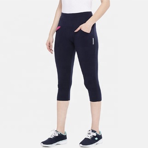 กางเกงเลกกิ้งขาสั้นผู้หญิง Fly Speed Capri เอวสูง เป็นมิตรกับสิ่งแวดล้อม แห้งเร็ว ระบายอากาศได้ดี ยืดได้สี่ทิศทาง ป้องกันแบคทีเรีย ไซส์พลัส - Product Image 3