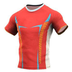 เสื้อแขนยาวสำหรับเล่นกีฬารักบี้ชุดกีฬาสั่งตัด100% โพลีเอสเตอร์คุณภาพสูง - Product Image 1