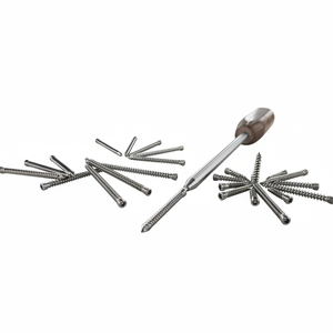 Tornillos de bloqueo y tornillos Cortex de 3,5 mm de acero inoxidable 316L (325 piezas) - Product Image 1