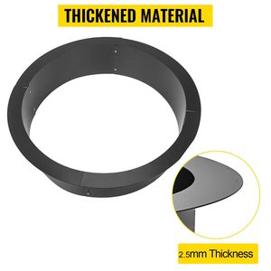 Anello per Braciere da 42 Pollici (Esterno) e 36 Pollici (Interno), Spessore 3,0 mm, Inserto in Acciaio Solido Resistente per Rivestimento Fai-da-te di Bracieri da Campeggio - Product Image 6