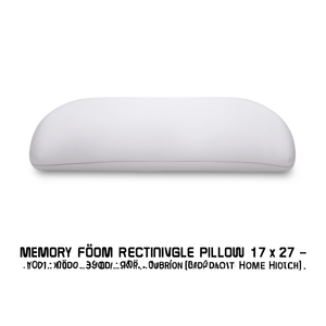 Memory Foam Rectangle <b>Pillow</b> 17x27 Inch-Soft Quality Bedding Cushion for Home Hotel - Product Image 2