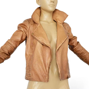High Quality <b>Synthetic</b> <b>Leather</b> Bomber Jacket Custom Fashion Unisex Stand Collar Solid Custom Color Custom Size Plus Size Hooded - Product Image 1